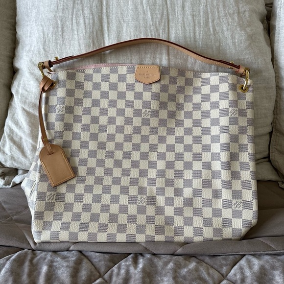 Louis Vuitton Graceful MM in Damier Azur canvas - Picture 1 of 6